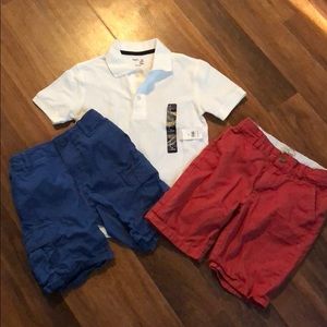 Gap shirt and shorts size 6